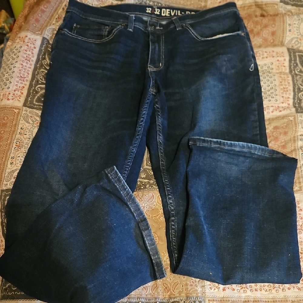 Dark Blue Denim Jeans